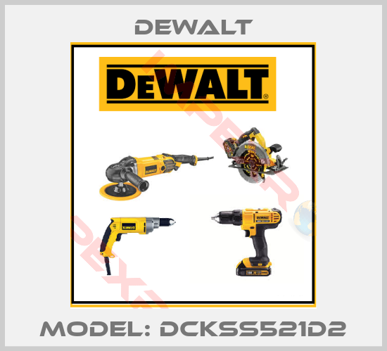 Dewalt-Model: DCKSS521D2