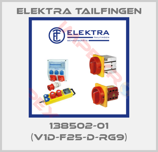 Elektra Tailfingen-138502-01 (V1D-F25-D-RG9)