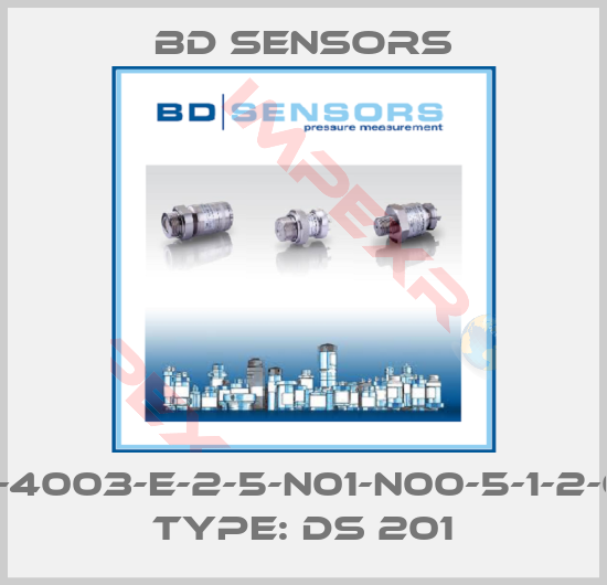 Bd Sensors-782-4003-E-2-5-N01-N00-5-1-2-000, Type: DS 201