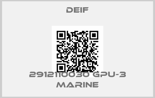 Deif-2912110030 GPU-3 Marine