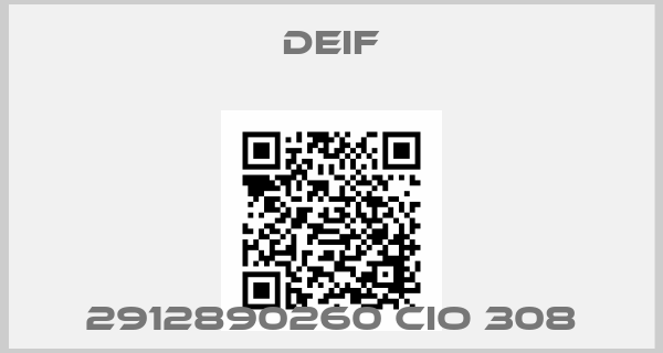 Deif-2912890260 CIO 308