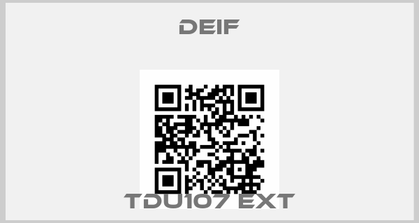 Deif-TDU107 EXT