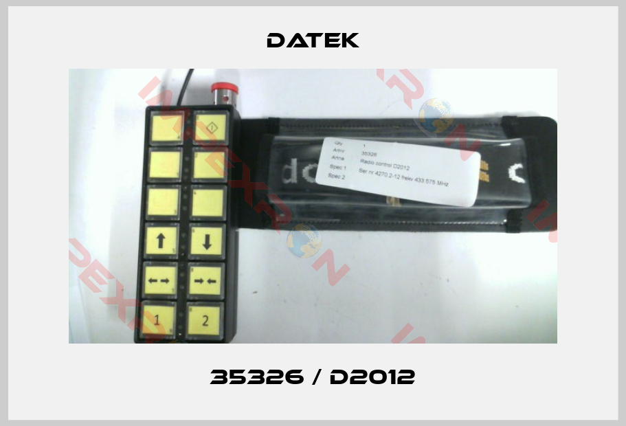 Datek-35326 / D2012