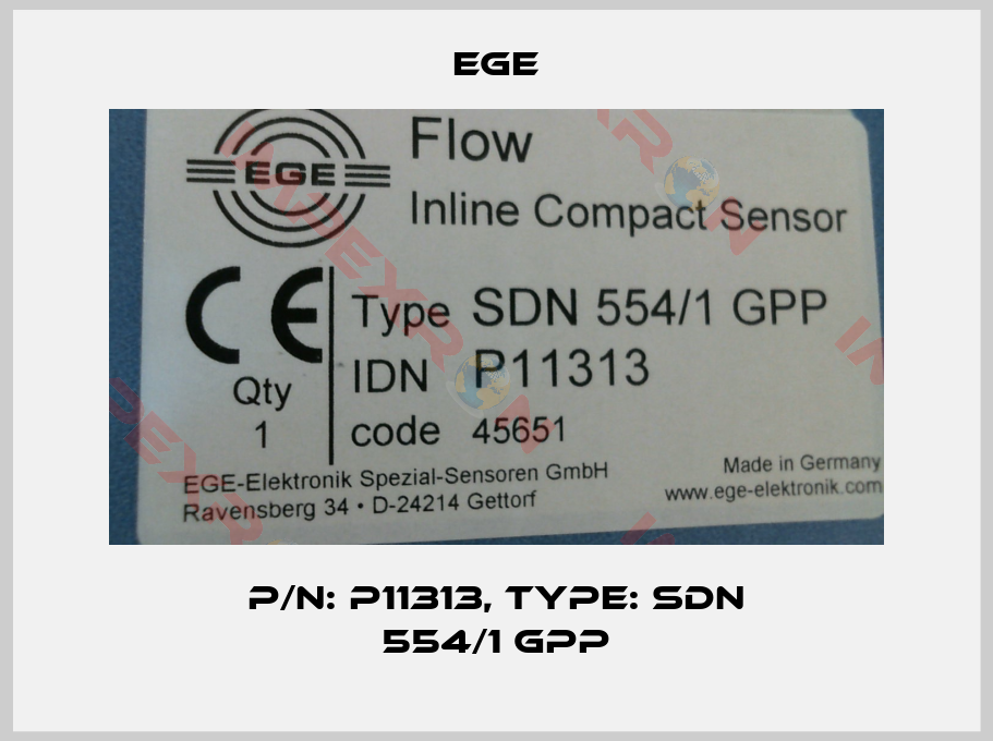 Ege-p/n: P11313, Type: SDN 554/1 GPP