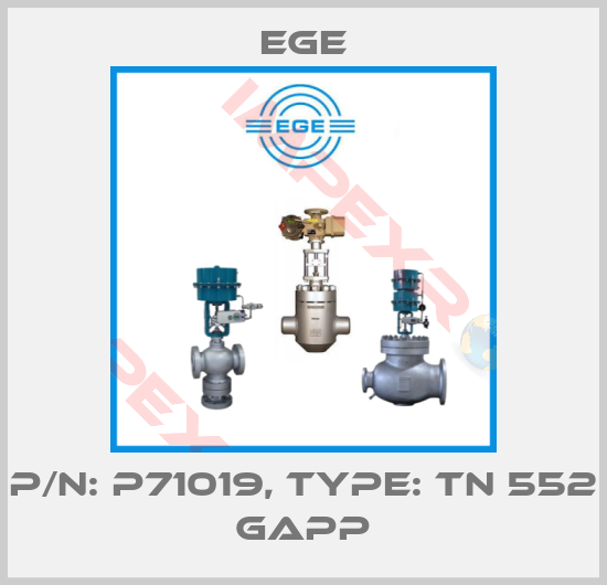 Ege-p/n: P71019, Type: TN 552 GAPP