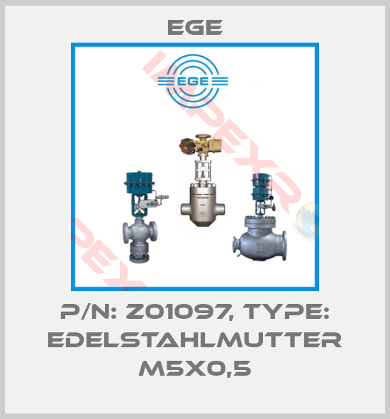 Ege-p/n: Z01097, Type: Edelstahlmutter M5x0,5