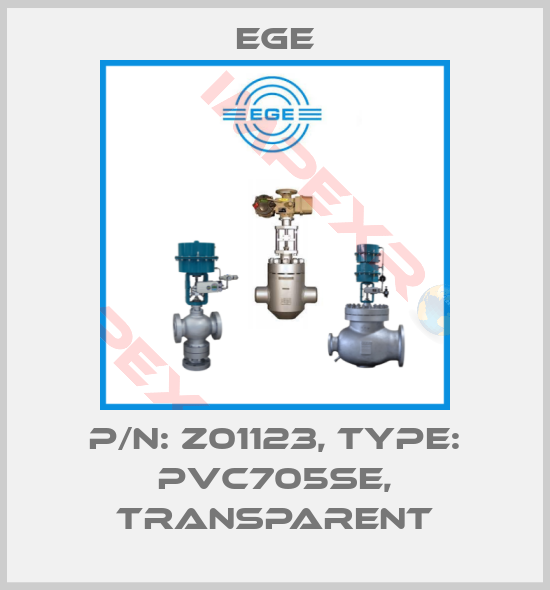Ege-p/n: Z01123, Type: PVC705SE, transparent