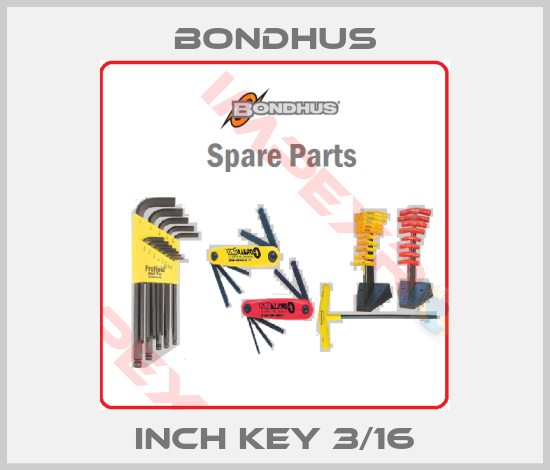 Bondhus-inch key 3/16