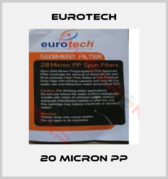 EUROTECH-20 Micron PP
