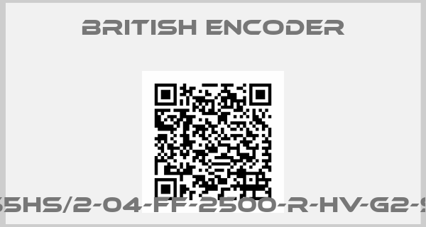 British Encoder-755HS/2-04-FF-2500-R-HV-G2-ST