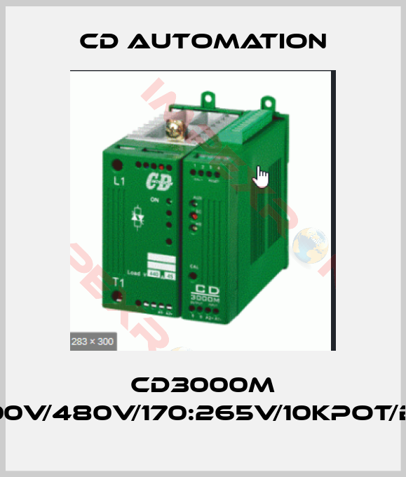 CD AUTOMATION-CD3000M 2PH/35A/400V/480V/170:265V/10KPot/BF008/NF/IM