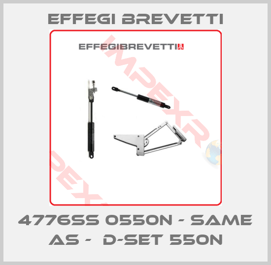 Effegi Brevetti-4776SS 0550N - same as -  D-SET 550N