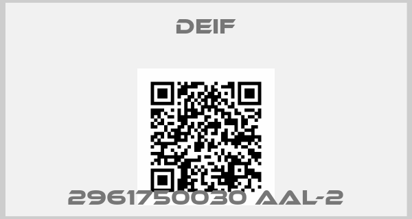 Deif-2961750030 AAL-2