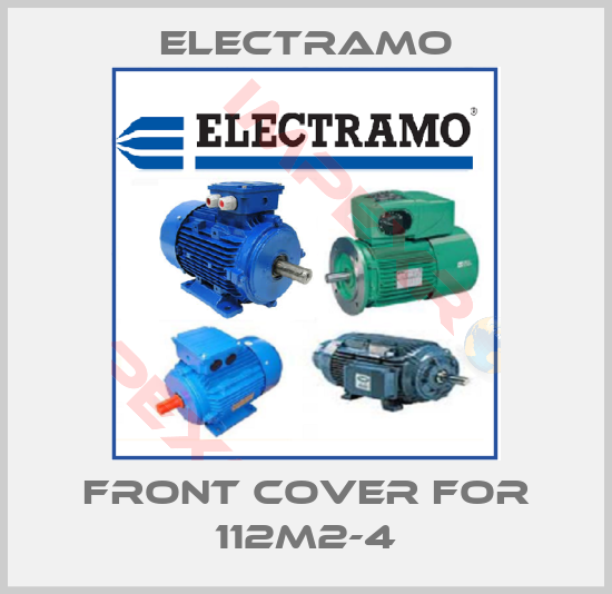 Electramo-front cover for 112M2-4