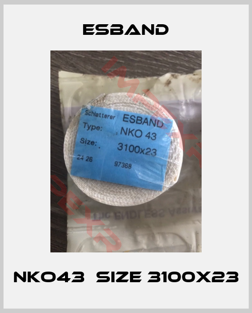 Esband-NKO43  Size 3100x23