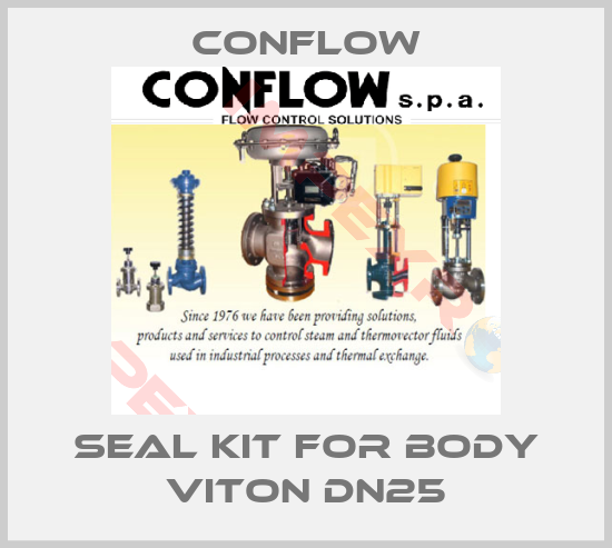 CONFLOW-SEAL KIT FOR BODY VITON DN25