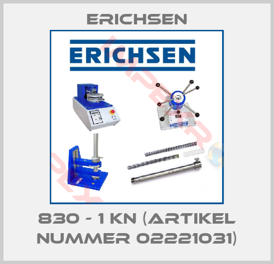 Erichsen-830 - 1 kN (Artikel Nummer 02221031)