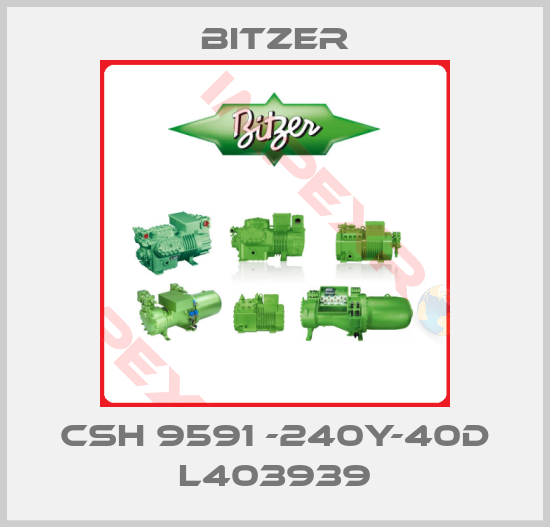 Bitzer-CSH 9591 -240Y-40D L403939
