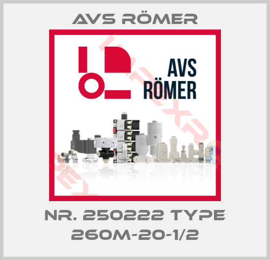 Avs Römer-Nr. 250222 Type 260M-20-1/2