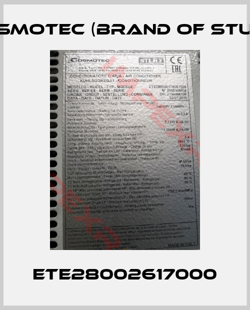 Cosmotec (brand of Stulz)-ETE28002617000