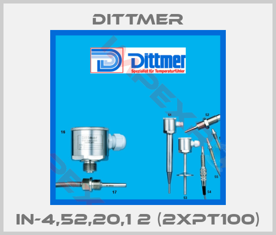 Dittmer-in-4,52,20,1 2 (2xPT100)