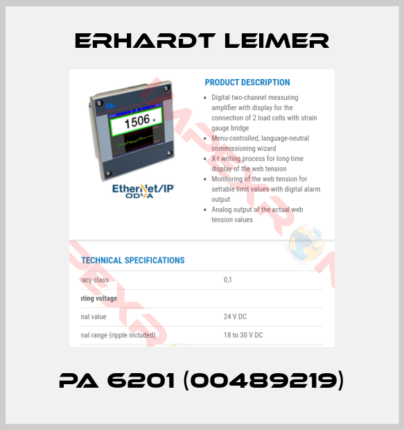 Erhardt Leimer-PA 6201 (00489219)