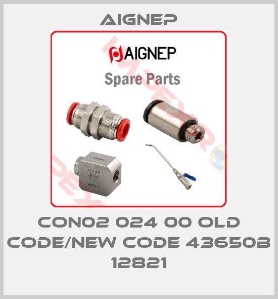 Aignep-CON02 024 00 old code/new code 43650B 12821