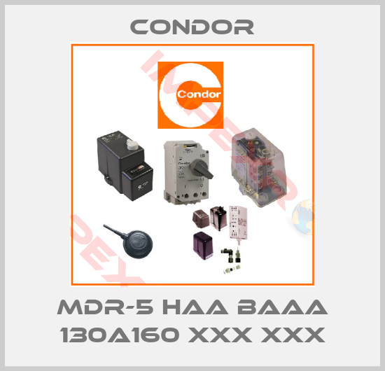 Condor-MDR-5 HAA BAAA 130A160 XXX XXX