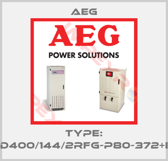 AEG-Type: D400D400/144/2rfg-P80-372+EUE-P