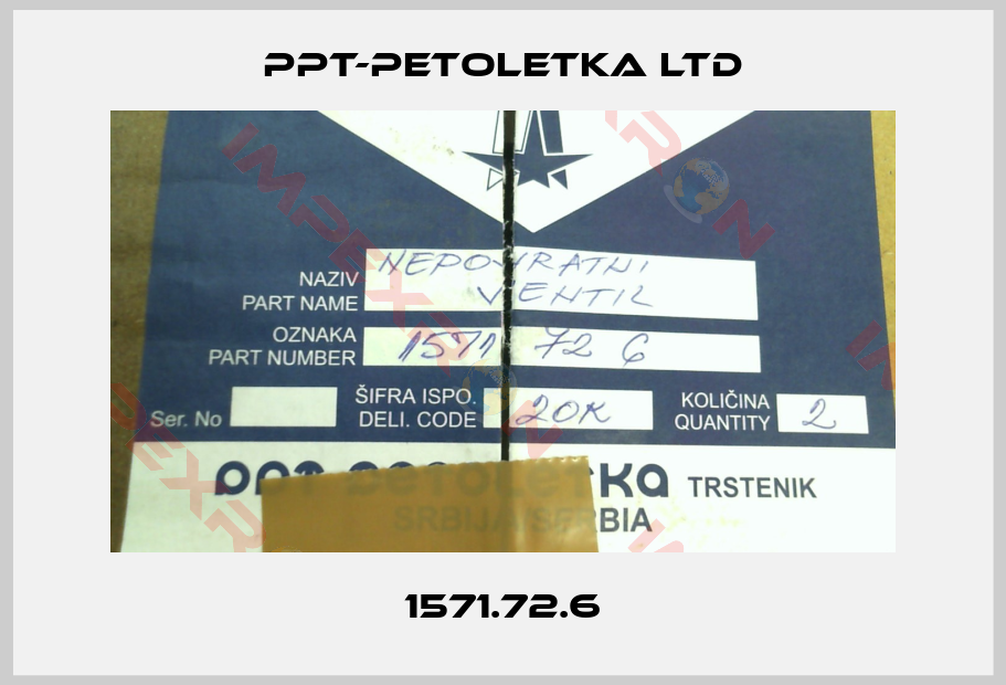 PPT-Petoletka LTD-1571.72.6