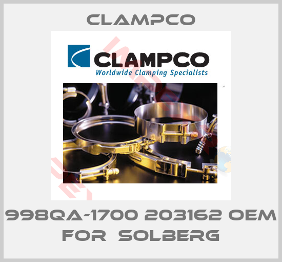 Clampco-998QA-1700 203162 oem for  Solberg
