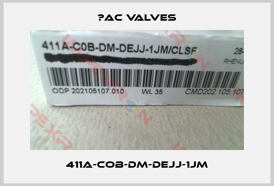 МAC Valves-411A-COB-DM-DEJJ-1JM