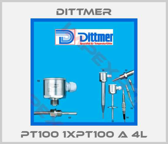 Dittmer-PT100 1XPT100 A 4L