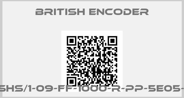 British Encoder-755HS/1-09-FF-1000-R-PP-5E05-ST