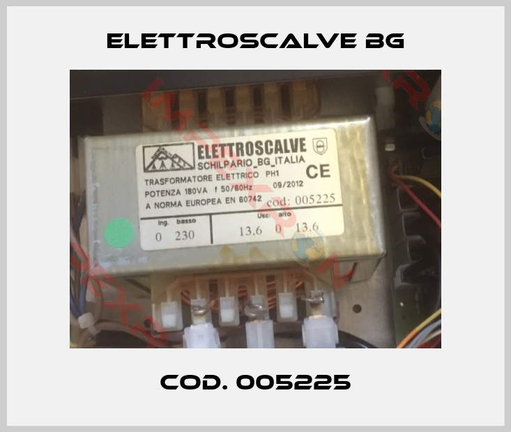 ELETTROSCALVE BG-Cod. 005225