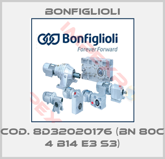 Bonfiglioli-Cod. 8D32020176 (BN 80C 4 B14 E3 S3)