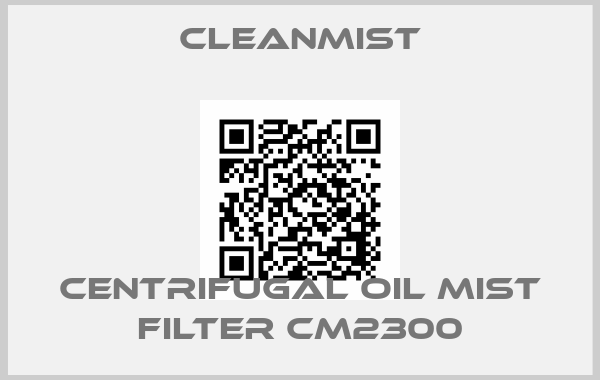 CleanMist-centrifugal oil mist filter CM2300
