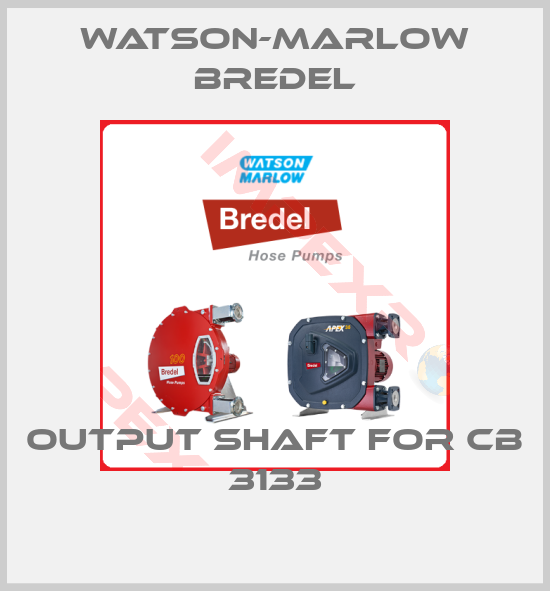 Watson-Marlow Bredel-OUTPUT SHAFT FOR CB 3133