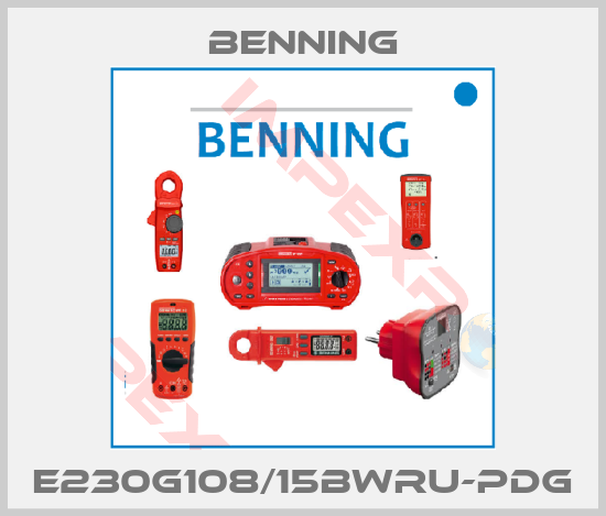 Benning-E230G108/15BWru-PDG