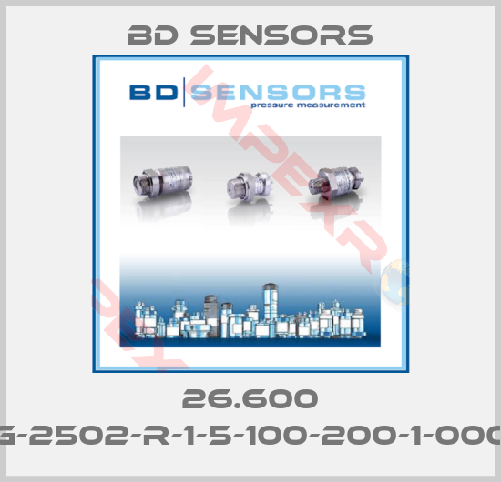 Bd Sensors-26.600 G-2502-R-1-5-100-200-1-000