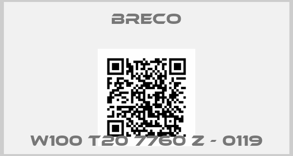 Breco-W100 T20 7760 Z - 0119