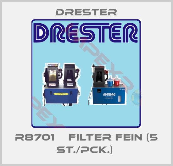 Drester-R8701    FILTER FEIN (5 ST./PCK.) 