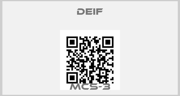Deif-MCS-3