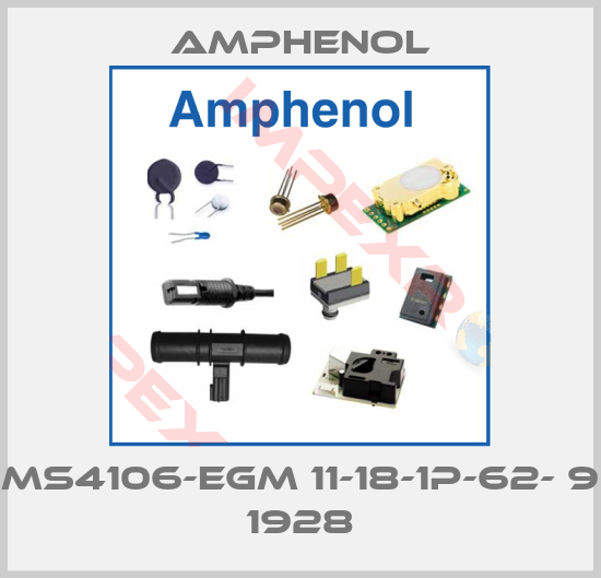 Amphenol-MS4106-EGM 11-18-1P-62- 9 1928