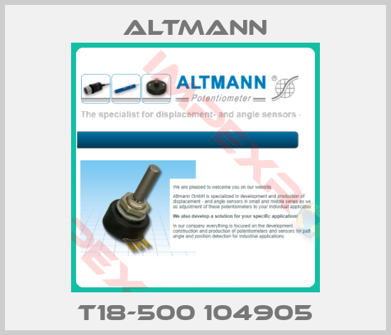 ALTMANN-T18-500 104905