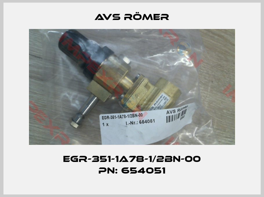 Avs Römer-EGR-351-1A78-1/2BN-00 PN: 654051
