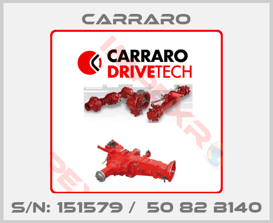Carraro-S/N: 151579 /  50 82 B140