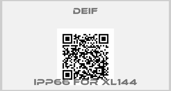 Deif-IPP66 for XL144