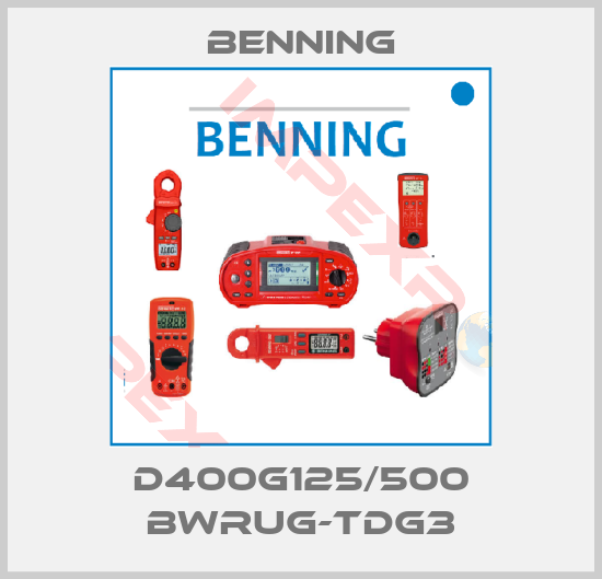 Benning-D400G125/500 BWRUG-TDG3