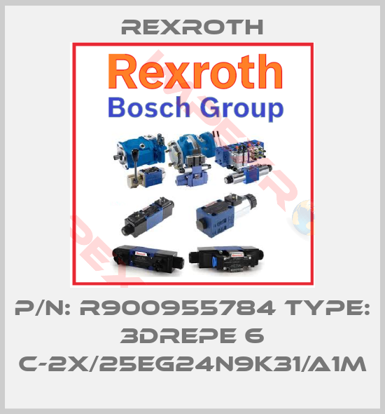 Rexroth-P/N: R900955784 Type: 3DREPE 6 C-2X/25EG24N9K31/A1M